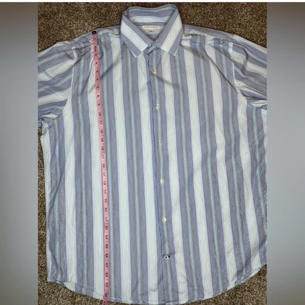 Banana Republic Striped Button Up Dress Shirt